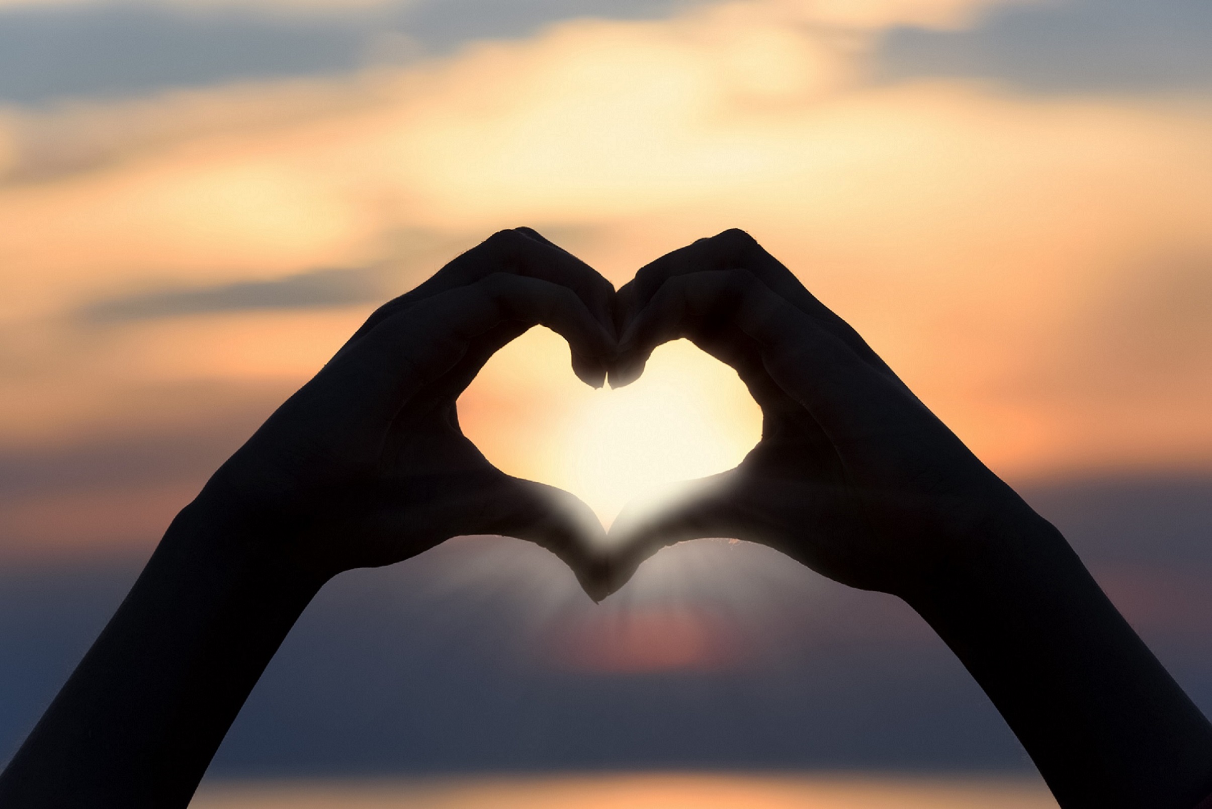 heart Sonnenuntergang